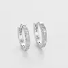 Pendientes de Moda Minimalistas de Circonita de Nuevo Estilo Transfronterizos, Diseño de Nicho Europeo y Americano, Pinzas para Orejas Femeninas de Temperamento de Lujo Ligero, Pendientes de Estilo Minimalista