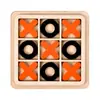 Tablero de ajedrez de madera interactivo para padres e hijos, ajedrez XO, juego Tic Tac Toe, desarrollo de inteligencia, juguete infantil, piezas de ajedrez