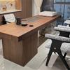 Mesa de Chá de Ilha de Luxo Moderna de Alto Padrão Mesa de Chá Simples em Laje de Rocha 3,2m Mesa de Chá de Designer Sala de Chá de Escritório Villa Hotel Clube