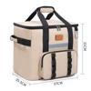 Bolsa térmica de grande capacidade para viagem, bolsa de acampamento portátil, bolsa para manter alimentos frescos no carro, lancheira multifuncional, bolsa térmica