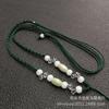Cuerda de jade de cristal, joyería de cuerda de jade, venta al por mayor, cuerda de jade, collar retráctil, accesorios de cuerda