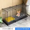 Jaula para Perros Pequeños y Medianos para Interior con Separación de WC Valla para Mascotas Domésticas Perro Teddy Corgi Cachorro Valla Valla