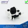 Interruptor de Tecla Ts-D019 Toque Leve 2 Pinos 7*7*5A com Suporte Lado Grande Novo Botão Lateral 7X7 Adesivo Lateral Patch