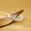 Italia Plata S925 10M Hebilla de flor de coche flash degradada Pulsera de moda europea y americana