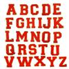 Rojo 26 Letras 5/8cm Toalla Bordado Pegatinas de Tela Ambiente Festivo DIY Ropa Combinación Pegatinas de Tela en Stock