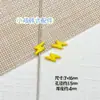 Cadena de Teléfono de Aleación Hecha a Mano DIY Colorida Linda Mini Rayo Goteo de Pintura Accesorios para el Cabello
