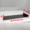 Bandeja de armario 1U estante divisor para equipo de audio y video accesorios cable de extensión de micrófono y antena con agujeros deflector