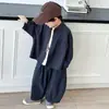Conjunto Informal Coreano de Primavera y Otoño para Niños Versión Coreana Conjunto de Dos Piezas Guapo Moderno Genial para Bebés y Niños Pequeños Ropa Elegante
