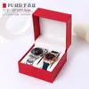 Caja de Embalaje para Exhibición de Relojes de Cuero PU con Tapa Abatible Transfronteriza, Caja Cuadrada de Almacenamiento para Relojes Mecánicos de Moda de Alta Gama para Regalo