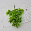 Pinha de simulação, galhos e folhas de pinho, beleza de pinho, folhas de pinho de boas-vindas, cipreste-de-rocha, planta verde, vaso, acessórios de paisagismo de paisagem chinesa
