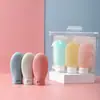 Garrafa Invertida Pe Creme para Mãos, Limpador Facial, Loção Corporal, Gel de Banho, Frasco Flip-Top, Conjunto de Viagem para Apertar, Embalagem de Cosméticos