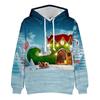 Sudaderas y sudaderas 3D de la serie navideña para hombre y mujer de otoño e invierno de 2023 Cross-borDer American KeiDo Amazon European anD American