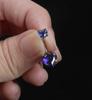 Venta caliente transfronteriza: nuevo anillo umbilical de circonita de cuatro garras, clavo de leche para perforación corporal, clavo de ombligo de diamante en forma de corazón de acero inoxidable de doble cabeza.