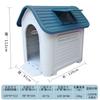 Casa para Perro Exterior Casa para Perro de Plástico Casa para Perro Universal para Cuatro Estaciones Casa para Perro Grande Exterior a Prueba de Lluvia Jaula para Perro Removible y Lavable en Verano