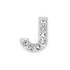 10mm Diamante Branco Letra Liga Strass Letra Inglesa diy Pulseira Coleira de Animal Chaveiro Acessórios de Joias