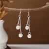 Aretes Étnicos Imitación Plata Miao Aretes Retro Largos con Borlas Atracciones Aretes Estilo Antiguo Aretes Miao para Mujer Venta al por Mayor