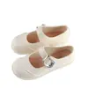 Zapatos Planos de Mujer, Sandalias de Hebilla Baja con Suela Plana de Moda, Versátiles para Uso Diario Casual, Zapatos de Mujer sin Cordones Puntiagudos Redondos