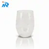 Copas de Vino de Plástico, Copas Simples Sin Pie de Base Alta, Copas de Whisky de Alto Valor para Uso Doméstico, Acero Inoxidable Estilo Europeo Retro de Lujo Ligero