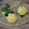 Três flores artificiais de peônia ocidental, rosas, flores para auditório de casamento, decoração para casa, hotel, fotografia, adereços, flores artificiais