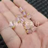 Azul marino Lulutong incrustado con perlas irregulares y piedras de jade cuentas sueltas tubo recto rosa pilar recto cilindro recto pulsera collar accesorios de joyería cuentas