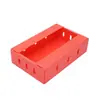 Caja de plástico de tablero hueco de ventilación transpirable perforado, tablero hueco de plástico PP, caja de rotación para transporte de frutas y verduras