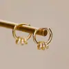 Nuevos Pendientes de Zirconia en Forma de Corazón 2025 para Mujer, Pendientes de Lujo Ligero de Gama Alta, Pendientes de Moda y Versátiles para el Trabajo, Dorados y Plateados