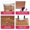 Comercio exterior transfronterizo estuche de cosméticos con varilla de tiro color oro rosa gran capacidad aleación de aluminio de alta calidad impermeable resistente al desgaste polea caja de seguimiento