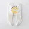 Meia-calça Infantil Outono e Inverno Forrada com Lã Leggings de Desenho Animado para Meninas Lã Fina Escovada Roupa Externa para Bebê Meias Térmicas