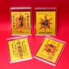 Pegatinas Personalizadas de Oro Puro 999 para Teléfono, Pegatinas de Lámina de Oro de 2mg con Logo Personalizado, Láminas de Oro Atractoras de Riqueza para Venta al por Mayor