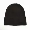 Gorro de Tricô Liso para Outono e Inverno para Homens e Mulheres Lã Quente Simples Versátil Chapéu para Clima Frio Estilo Básico Chapéu Liso