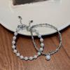 Pulseira de Pérolas de Água Doce Nova de Yuanyou Shijia Zhengyuan Luz Forte Luxo Acessível Estilo Frio High-End Pulseira de Contas Ins
