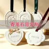 Tabletes de Gesso para Aromaterapia Personalizados para Carro, Casa, Empresa, Exposição, Lembrancinhas de Negócios, Pedras Difusoras de Aroma para Guarda-roupa