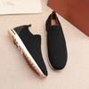 Zapatos de hombre de la marca de moda European Station, verano 2024, nuevos zapatos sin cordones, zapatillas casuales europeas de alta gama para hombre.