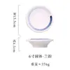 Bol de Sashimi estilo japonés transfronterizo Vajilla Comercial de Cerámica Creativo Bol de Verduras Tinta Salpicada Bol Salah Vintage Bol de Postre Bol para el Hogar