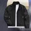 Jaqueta Simples com Gola Alta Nova para Primavera e Outono 2026 para Homens e Casais, Top Versátil Casual Estilo Americano, Jaqueta Esportiva para Exterior