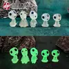 Enfeites de Micro Paisagem, Elfos de Árvore Luminosos, Bonecos de Anime Alienígenas, Enfeites Criativos de Resina, Decorações de Mesa para Carro