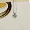 Se puede enviar en nombre de ins chica cool corazón de discoteca estrella de cinco puntas cruz collar parejas tai chi amor joyería
