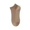 Calcetines cortos de verano para hombre, de algodón puro, desodorantes, absorbentes del sudor, finos, deportivos, de malla transpirable, para verano