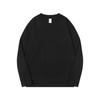 Camiseta de Manga Larga para Hombre Dengjue Estilo Japonés 230g Otoño Unisex Corte Holgado Lisa Doble Costura Color Sólido Camiseta Base