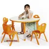 Construye la Mesa Lunar. Escritorio y Sillas. Mesa y Sillas de Aprendizaje Ajustables para Niños de Preescolar. Mesa semicircular. Mesa Redonda Armable