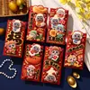Envelopes vermelhos de desenho animado do Ano do Carneiro, desejando sucesso em todos os empreendimentos, designs personalizados e criativos, atacado de envelopes vermelhos novos e tridimensionais para o Ano Novo Chinês