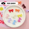 DIY Crema Colorido Encaje Estrella Lazo DIY Accesorios Hechos a Mano Cuentas Sueltas Acrílico Cadena para Teléfono Móvil Llavero Cuentas