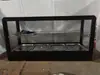 Gabinete Calentador de Comida de Escritorio Comercial Vitrina Exhibidora Vitrina Exhibidora de Comida Caliente Hamburguesa Tarta de Huevo Papas Fritas Pato Asado Gabinete de Calentamiento Temperatura Constante