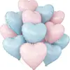 Globos de Papel de Aluminio en Forma de Corazón 12 Piezas Transfronterizos Globos para el Día de San Valentín Flotando en el Aire Globos de Helio Artículos de Decoración para Cumpleaños