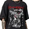 25 Camisetas de Moda Nuevas y Tendencia Especiales de Death Note Unisex Camisetas de Anime Manga para Entusiastas del Anime Gráficos