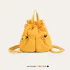 Mini mochila simples e leve para mulheres, nova mochila versátil com cordão 2026 para o dia a dia, bolsa casual de cordão nicho para atividades ao ar livre
