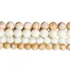Cuentas de concha de herradura más vendidas transfronterizas, cuentas sueltas, accesorios para joyería DIY, cuentas redondas de concha de mar profundo, en stock al por mayor