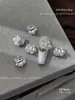 Popular Aleación Mariposa Pila Diamante Arte de Uñas Joyería Alta Calidad Brillante Perla Multifacético Uña Diamante Bola Decoración Mayoreo