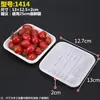 Bandejas Desechables para Alimentos Frescos Cajas de Embalaje para Frutas de Supermercado Bandejas Rectangulares de Plástico para Embalaje de Alimentos y Verduras Al Por Mayor