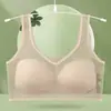 Chaleco de malla sin costuras transfronterizo para tallas grandes, transpirable, sin aros, realza y sujeta los senos laterales, con orificios de ventilación, hace que los senos grandes parezcan más pequeños, sujetador para mujer